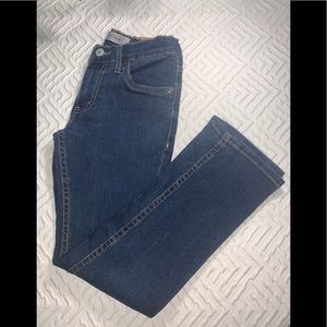 Levi’s kids straight leg dark wash jeans 👖